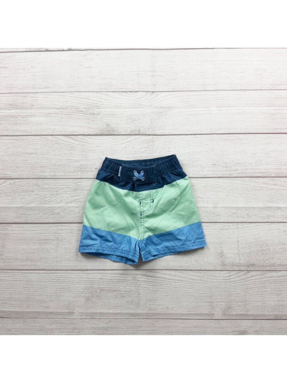 RuggedButts Baby Swim Trunks Boys Color Block Shorts 12-18 Months